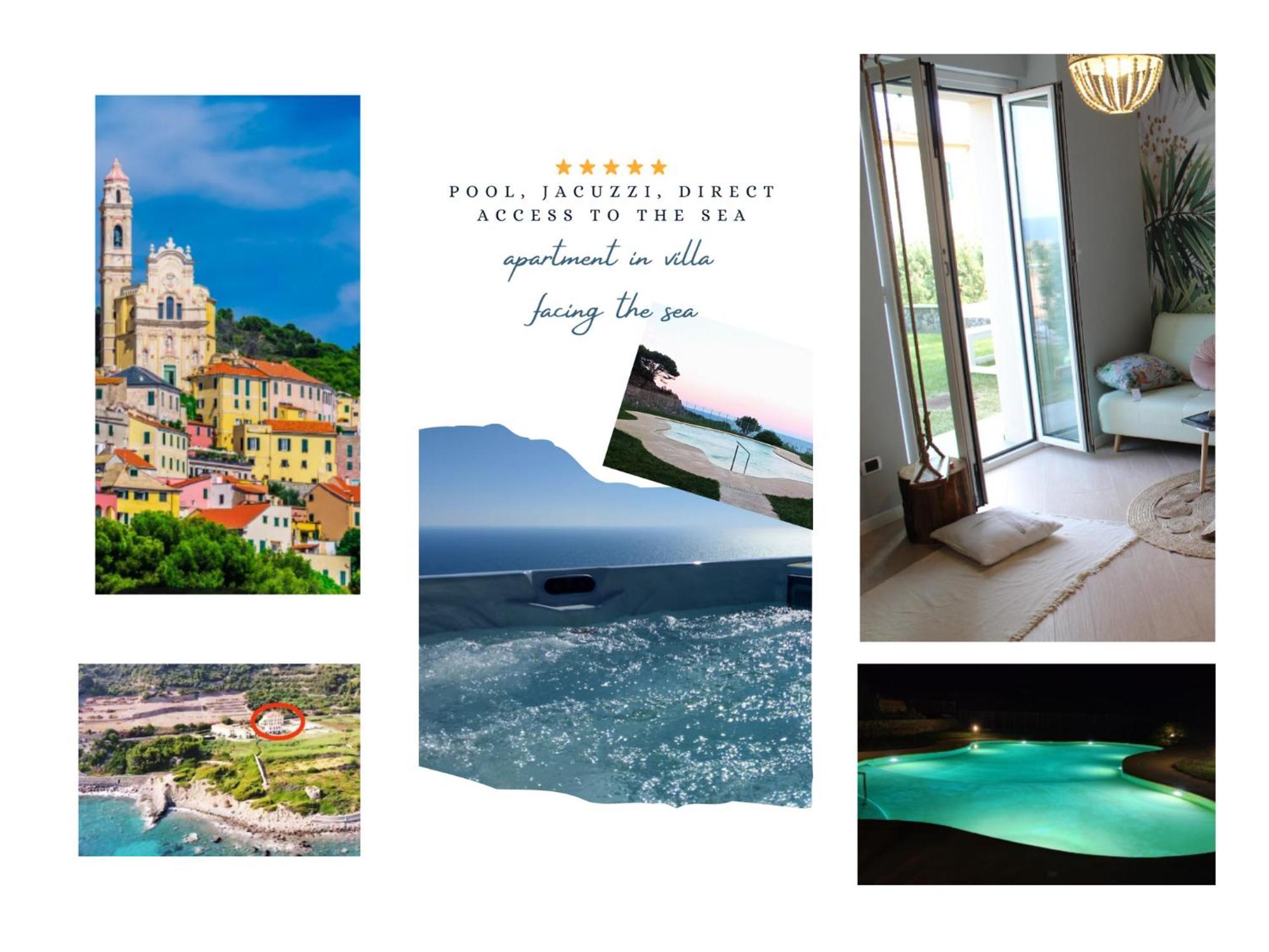Cluxury-Torre Dei Saraceni Boutique Apt By The Sea Beach, Pool,Private Jacuzzi, Parking Cervo Exterior photo